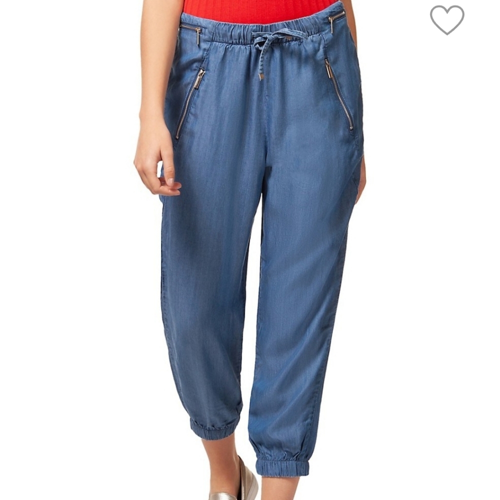DEX light chambray joggers